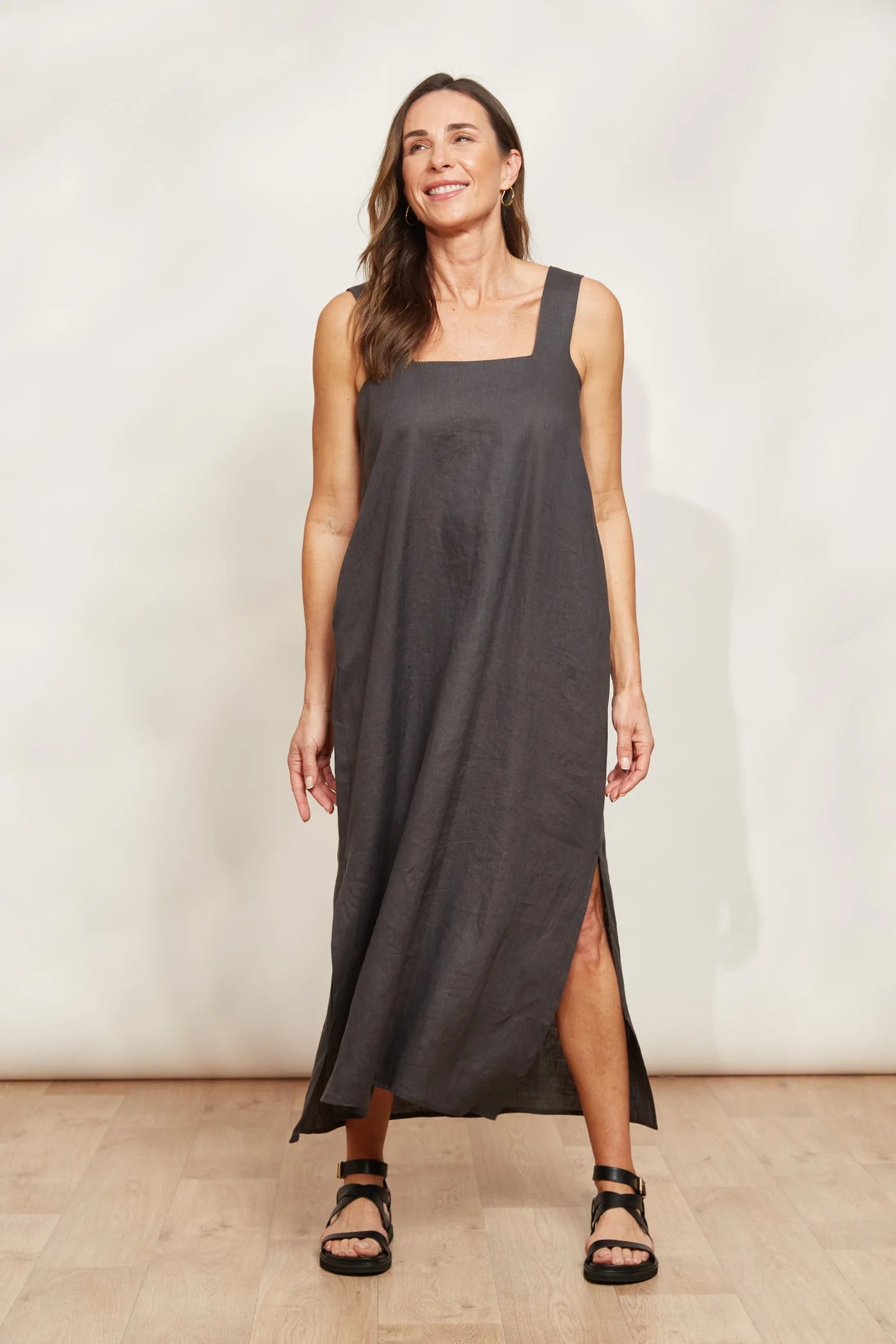 Eb & Ive Halcyon Tank Dress Oyster