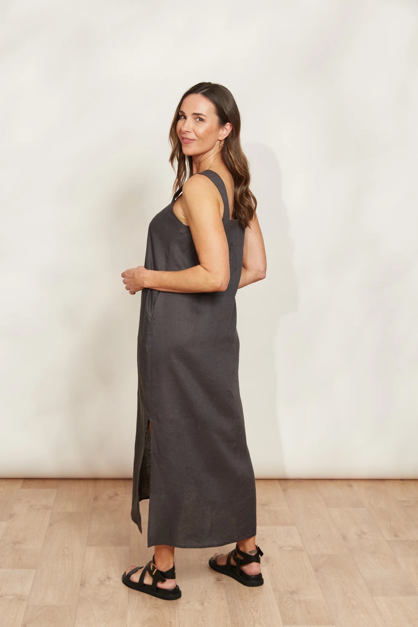 Eb & Ive Halcyon Tank Dress Oyster