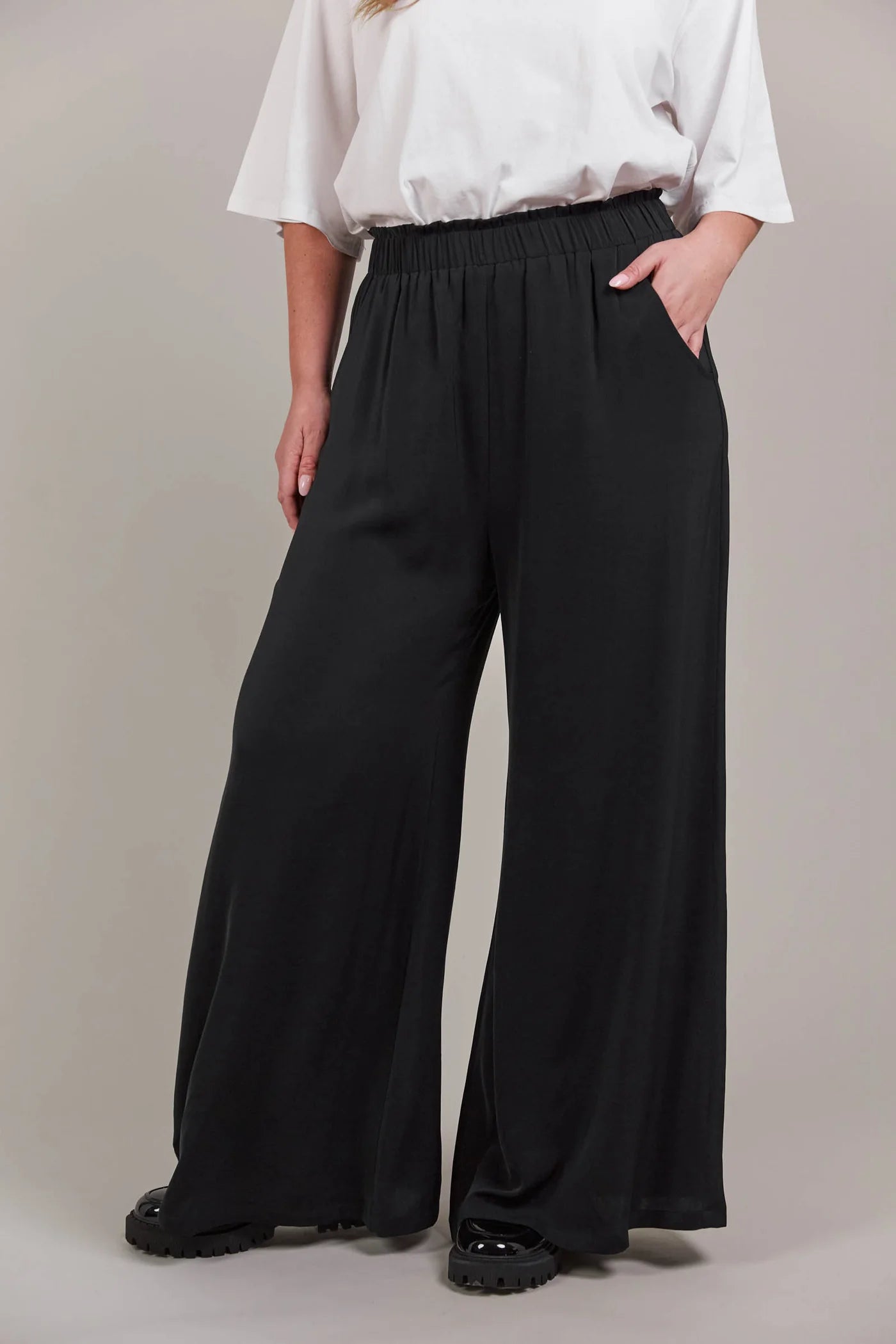 Eb and Ive Elsie Pant Black