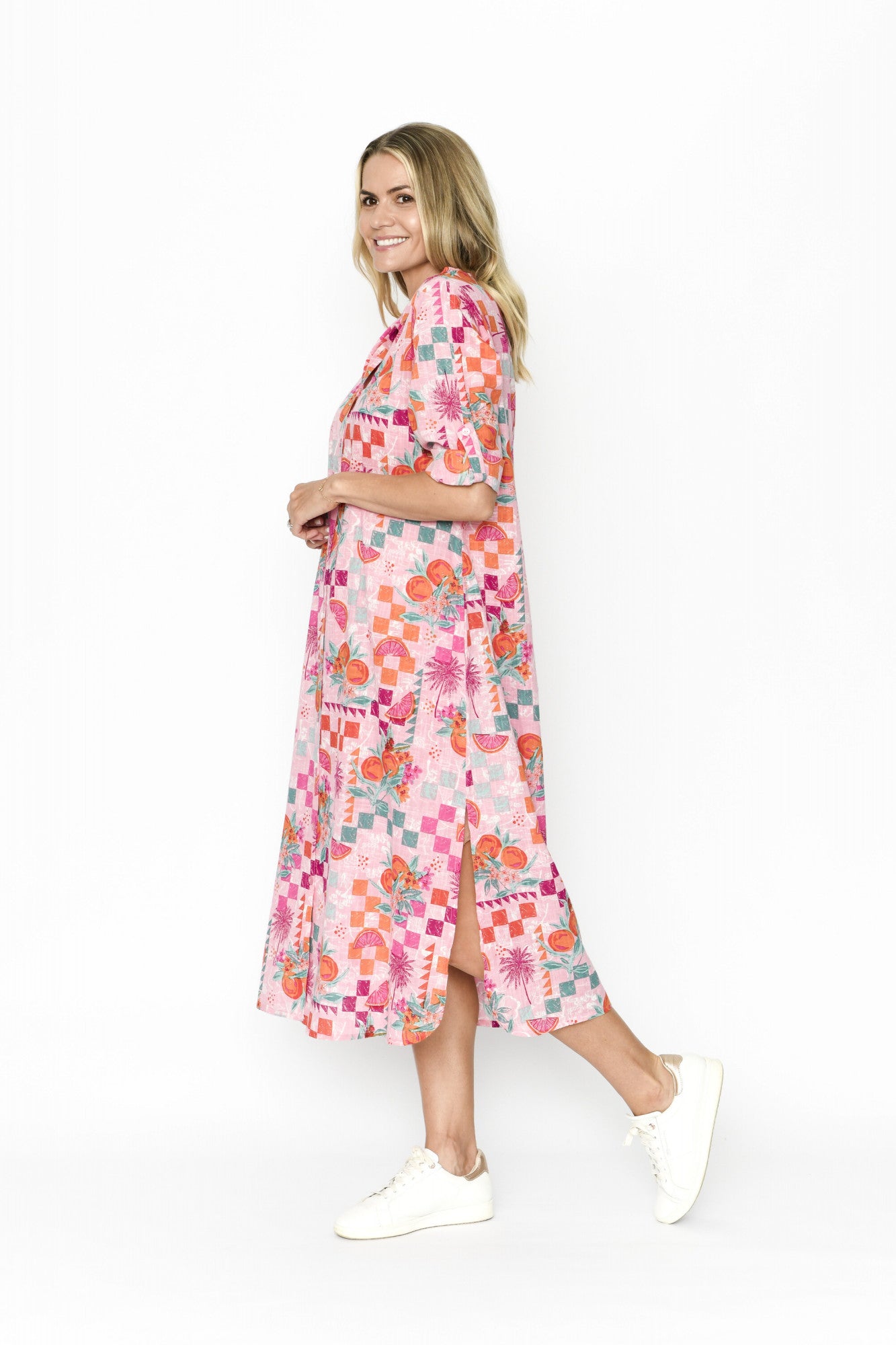 One Summer Sofia Shirt Dress Blossom