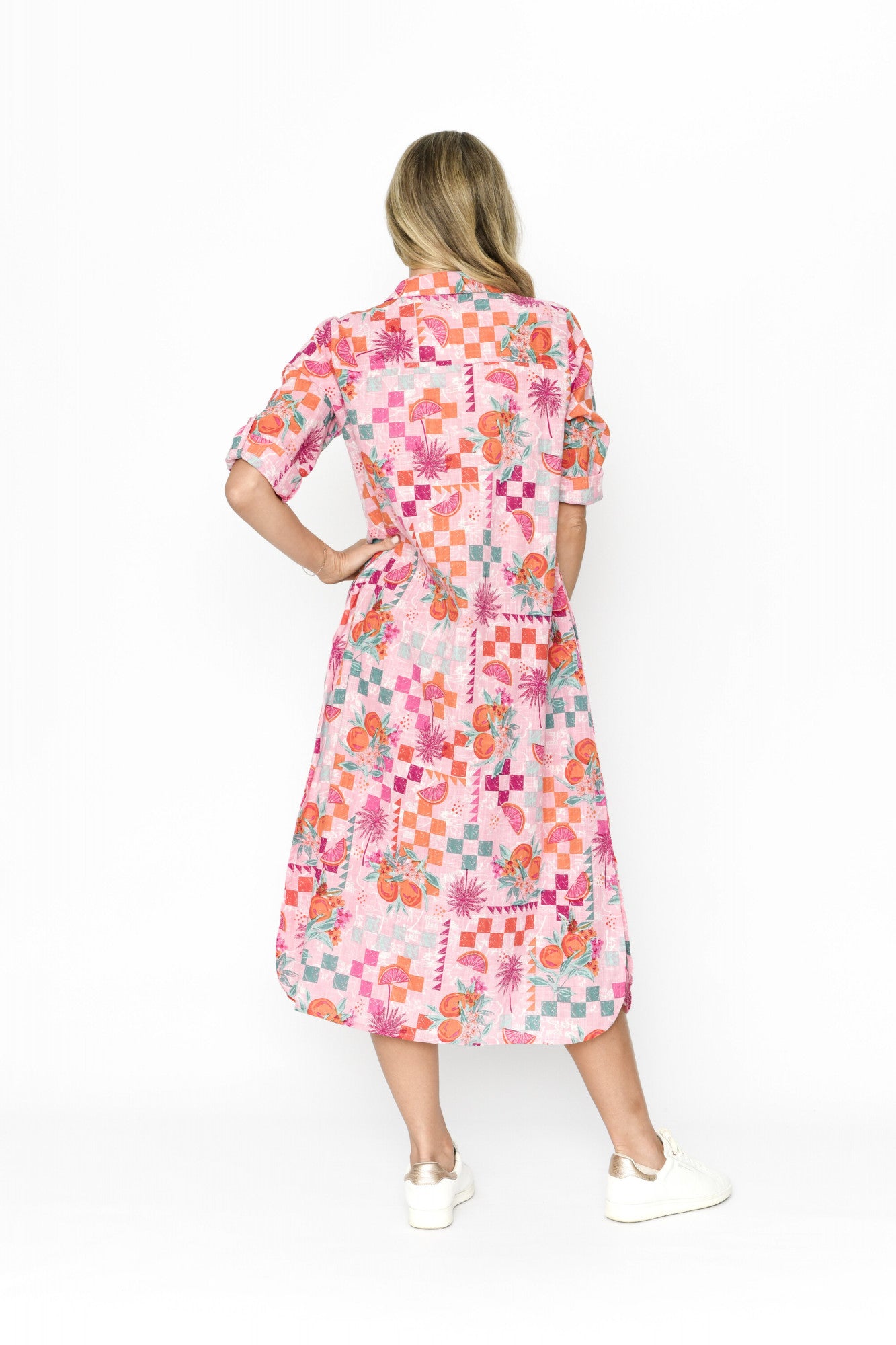 One Summer Sofia Shirt Dress Blossom