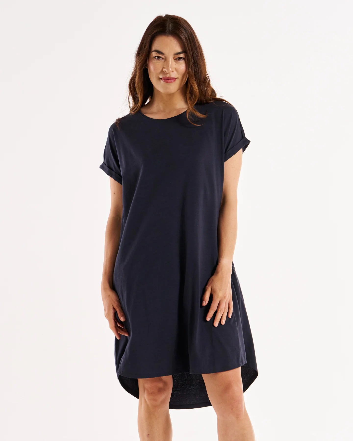 Betty Basics Maxine T Shirt Dress Coal