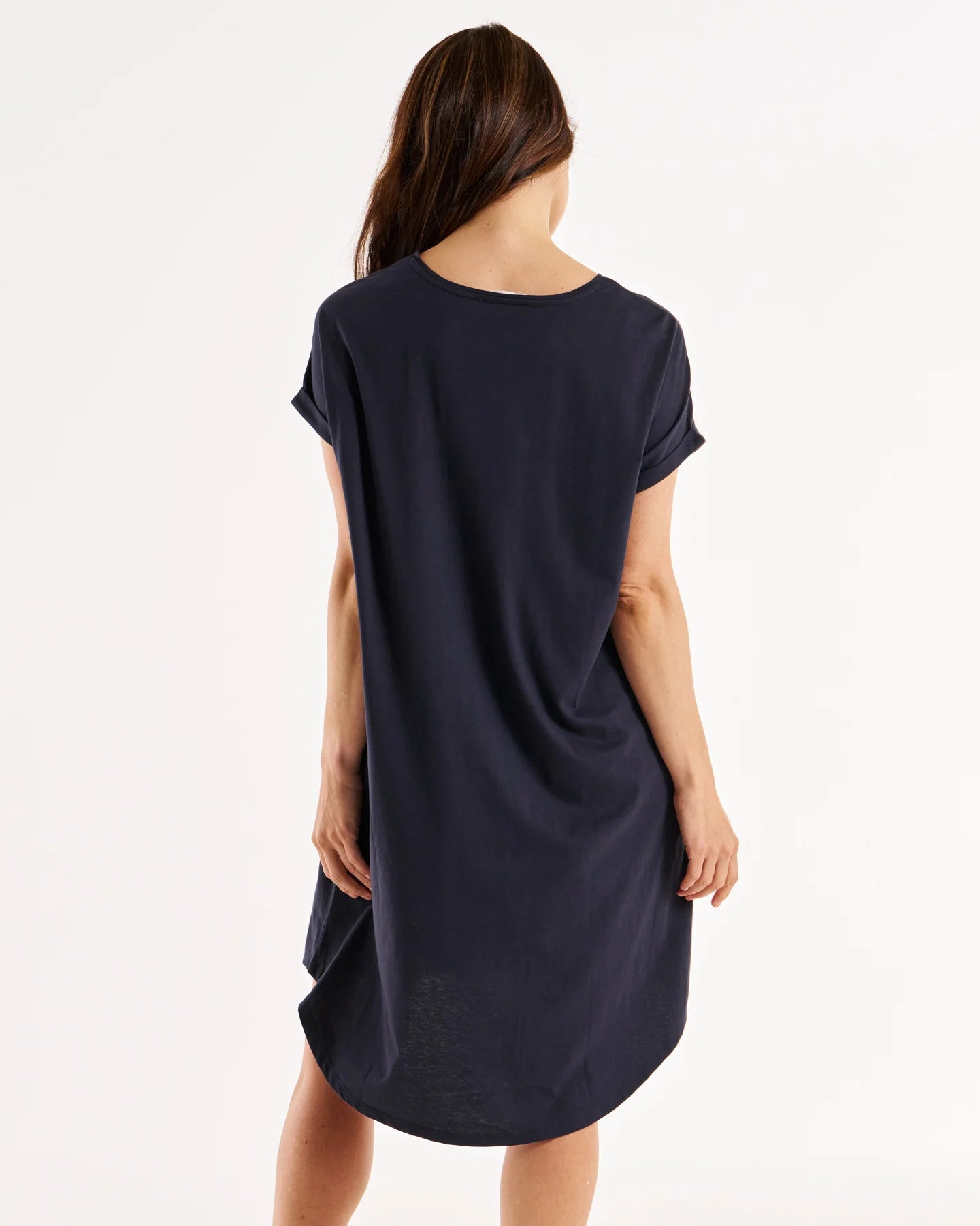 Betty Basics Maxine T Shirt Dress Coal