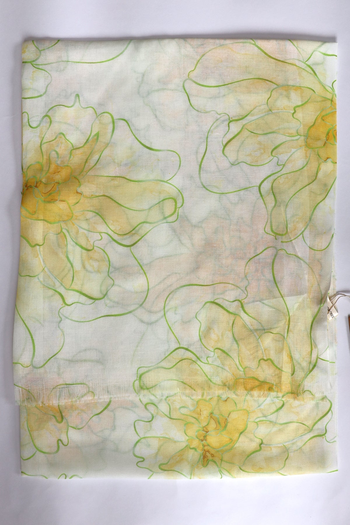 Yellow Flower Scarf