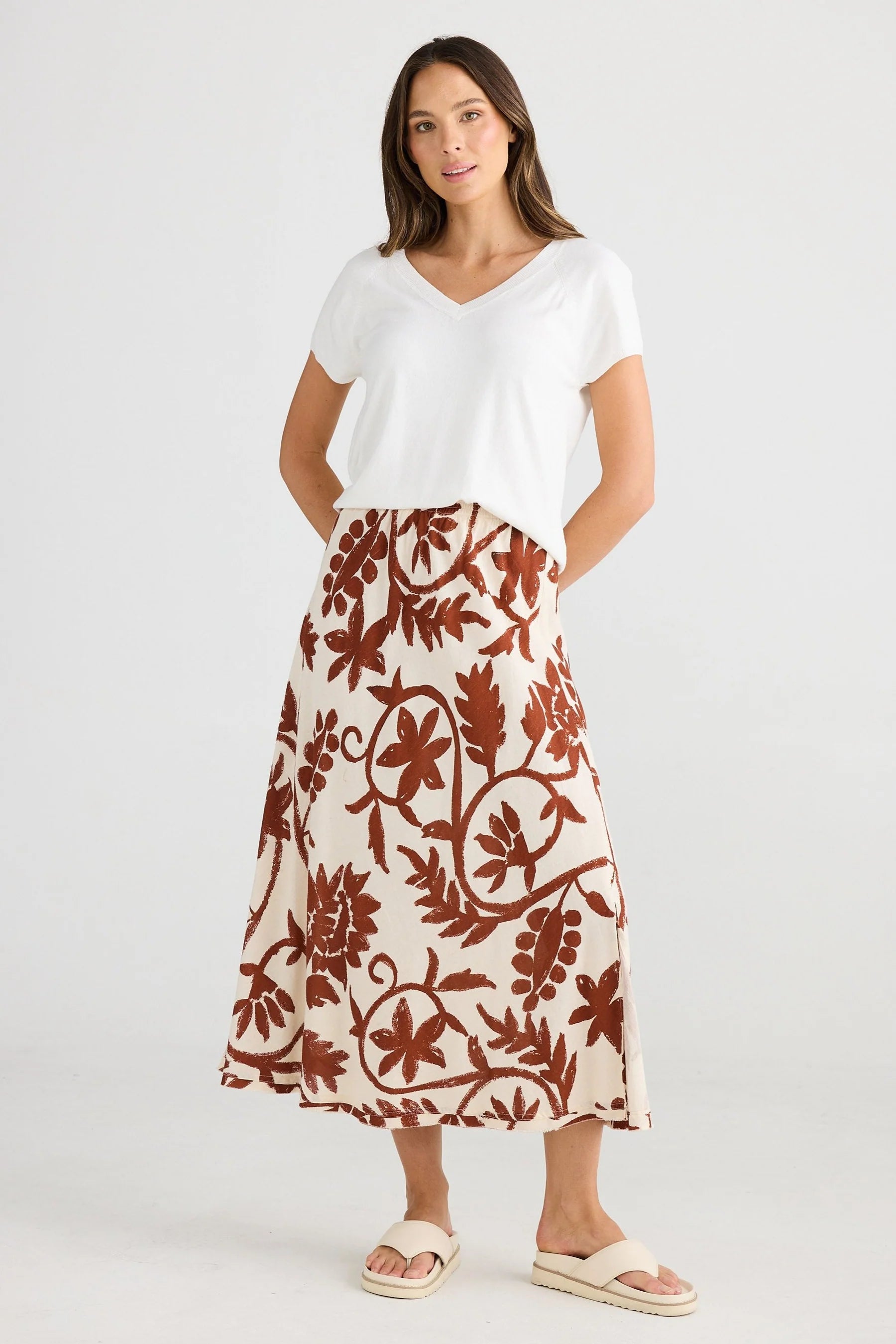 Shanty Sicily Skirt Cuban Bloom