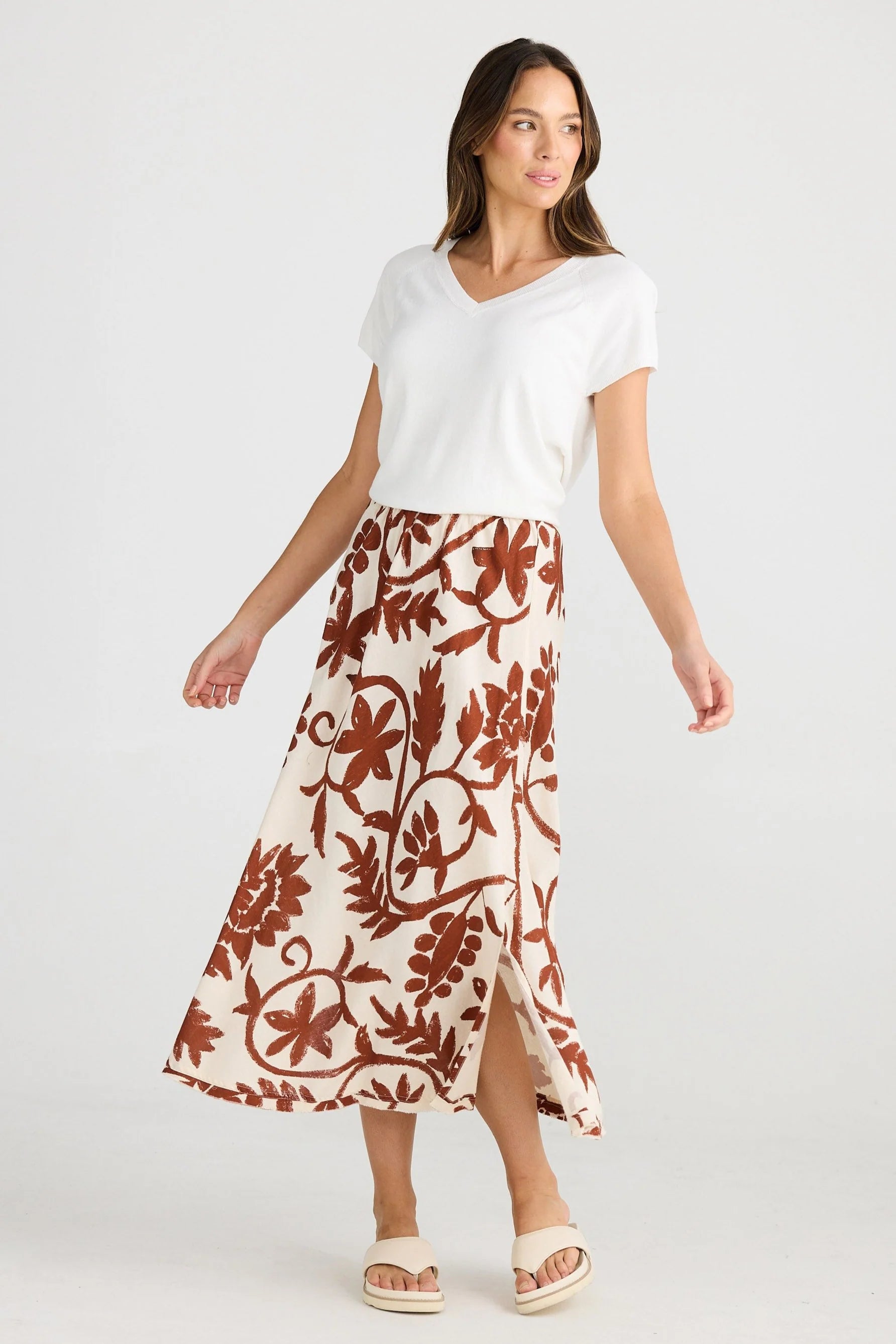 Shanty Sicily Skirt Cuban Bloom