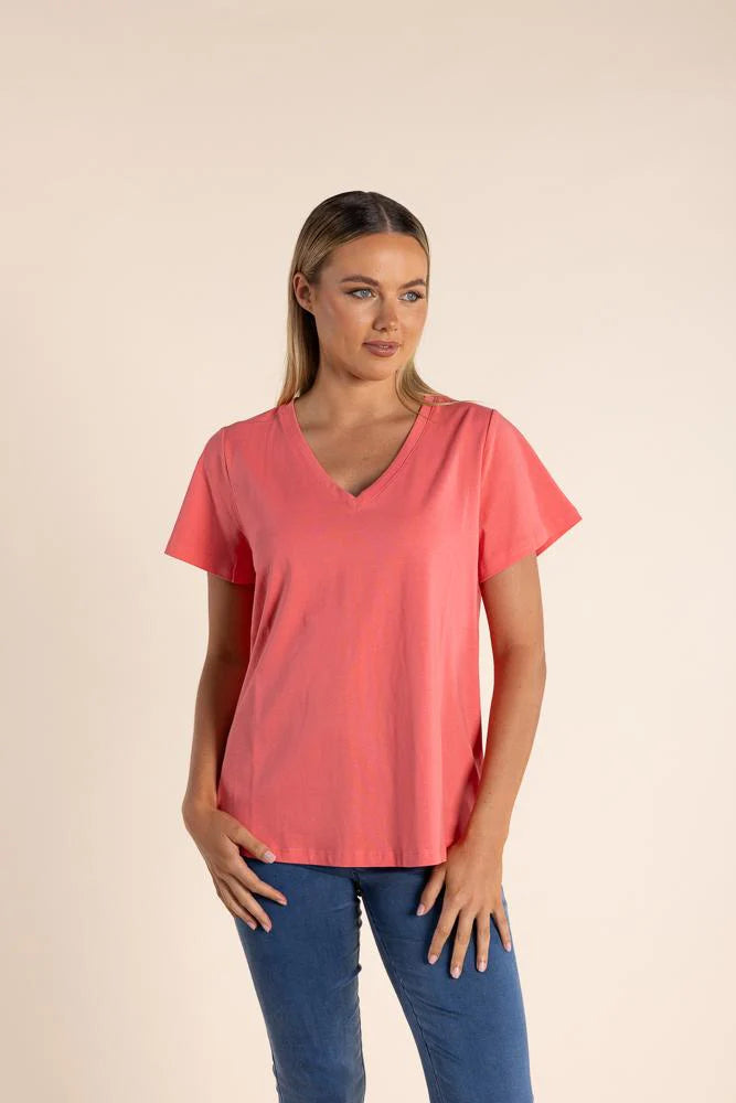 Two T's V Neck Tee's - 6 Colours