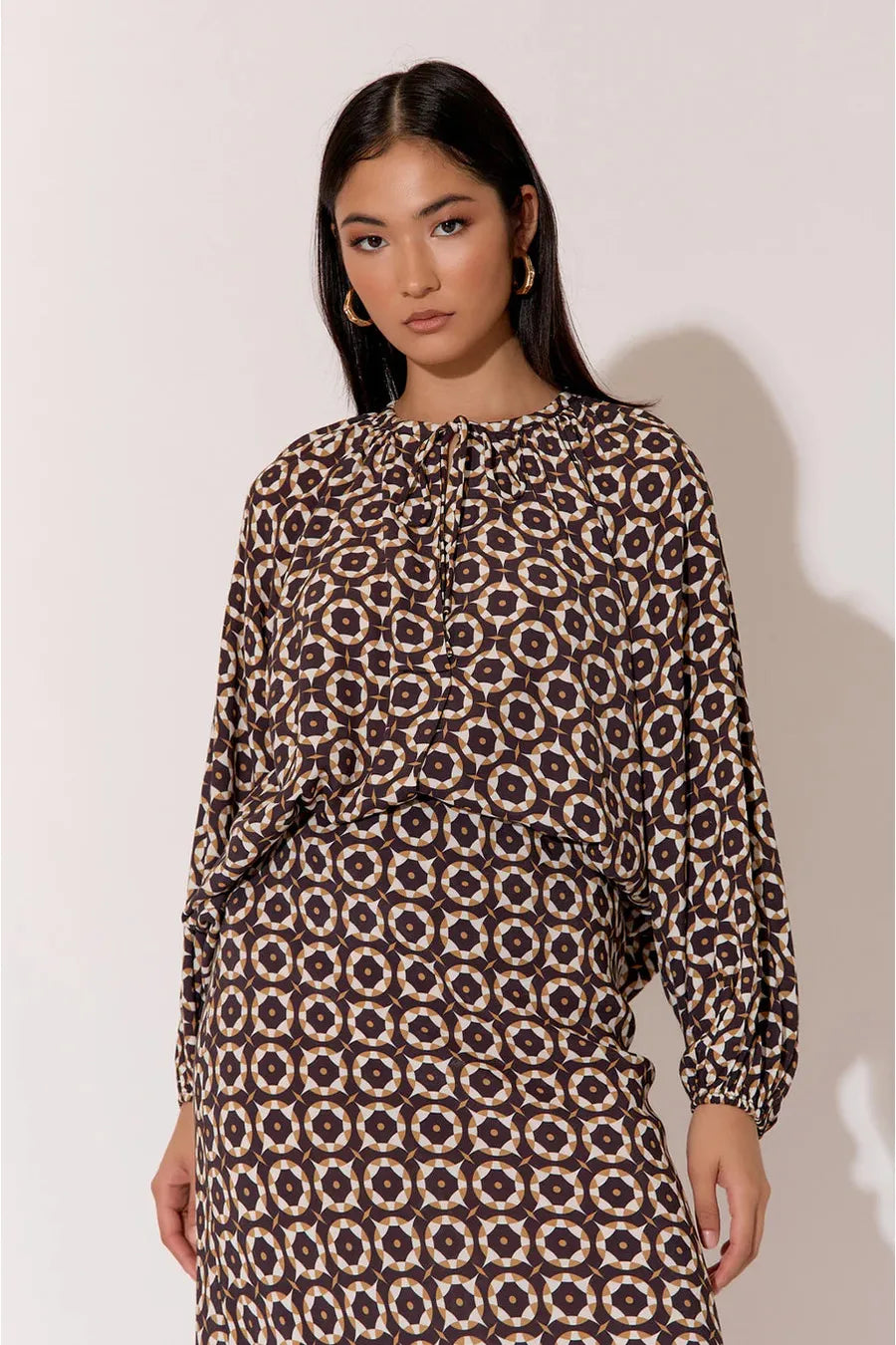 Adorne Isla Geometric Top