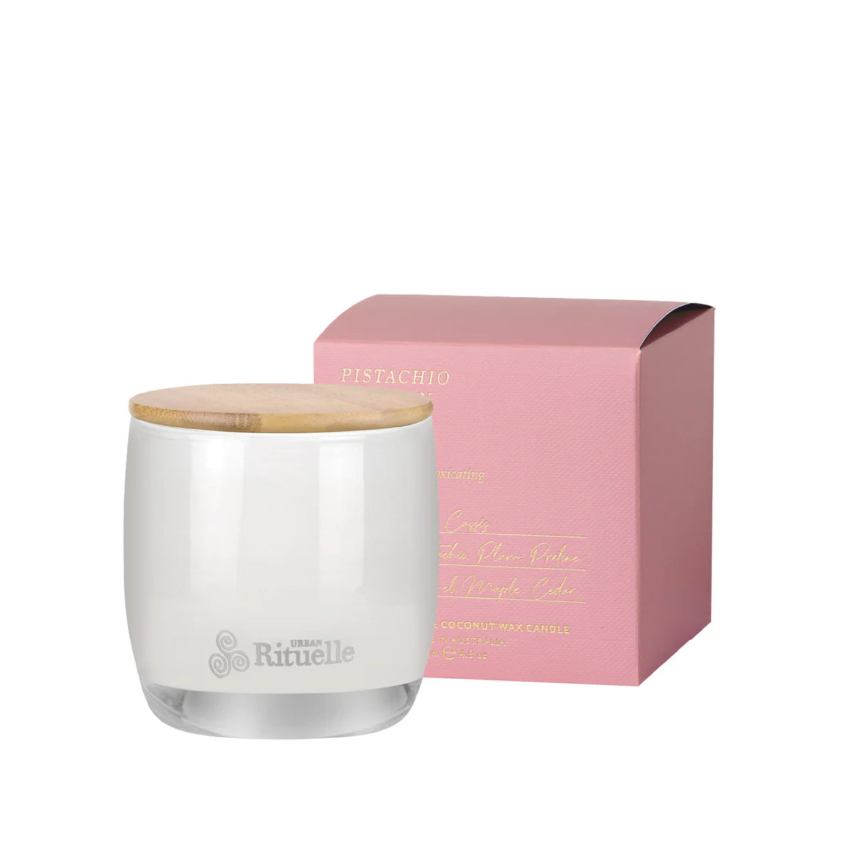 Urban Rituelle Pistachio Saffron Praline Maple Soy Candle