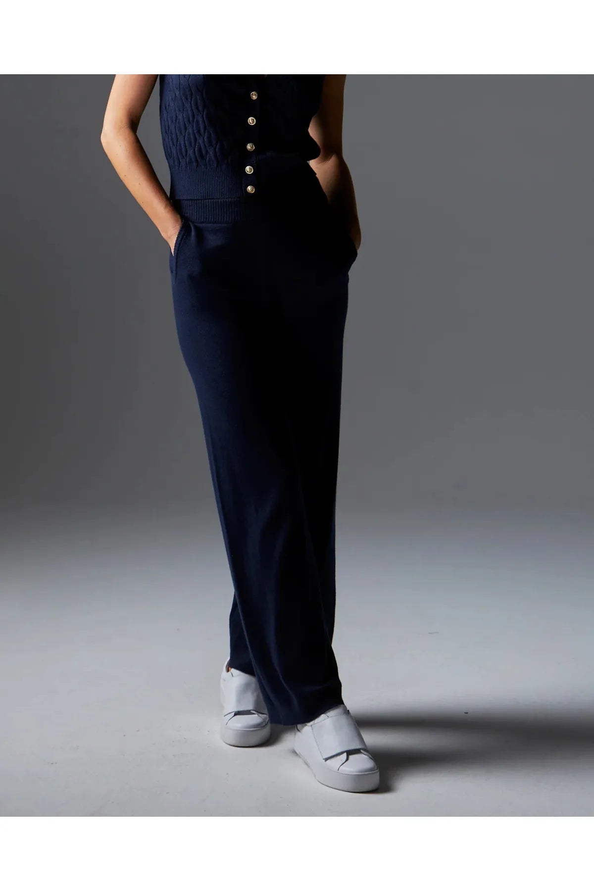 Fate+Becker Bluebell Knit Pant Navy