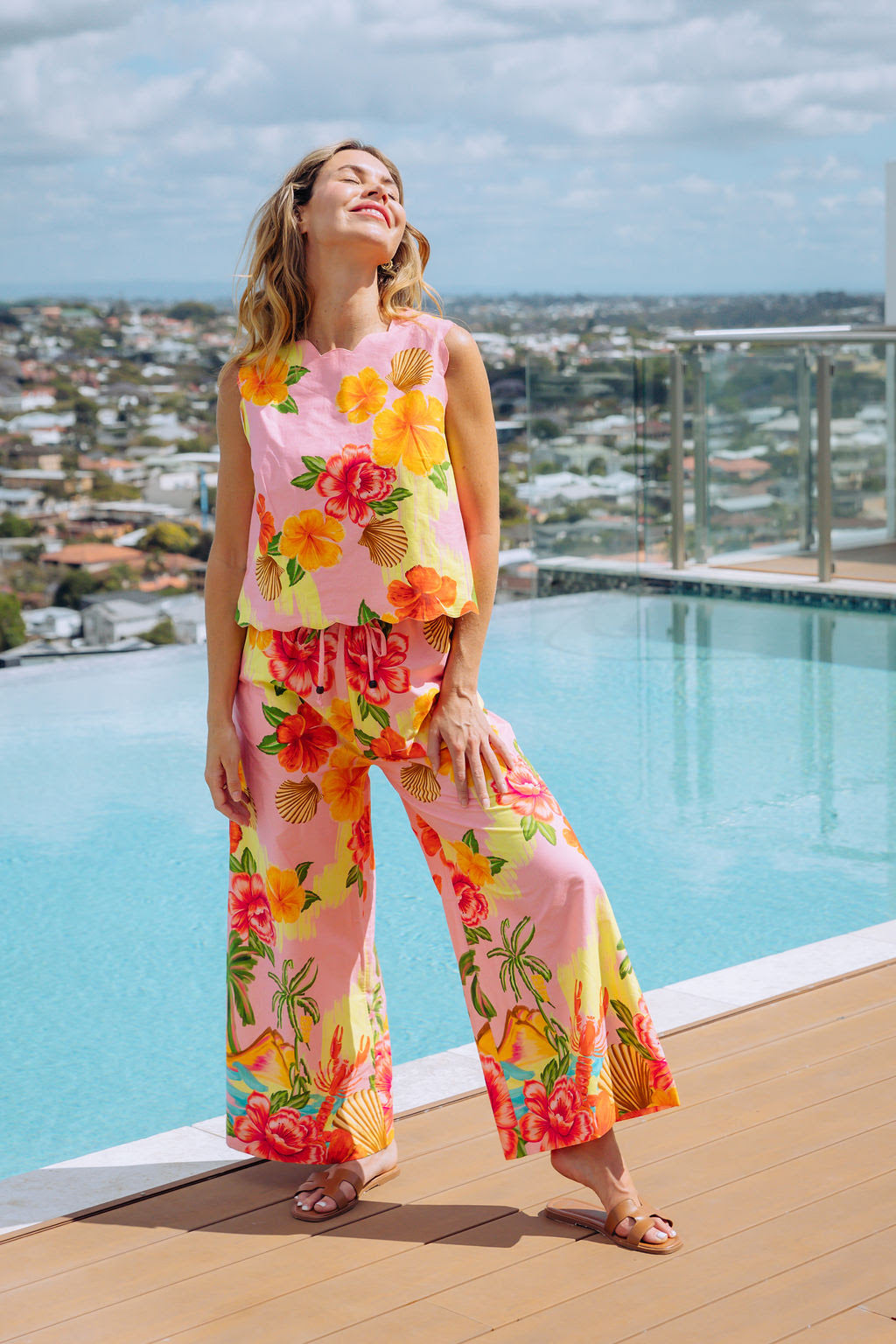 Cactus Rose Barbados Pants